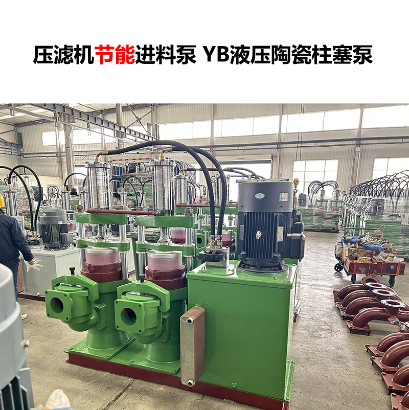 制药厂使用压滤机污泥柱塞泵