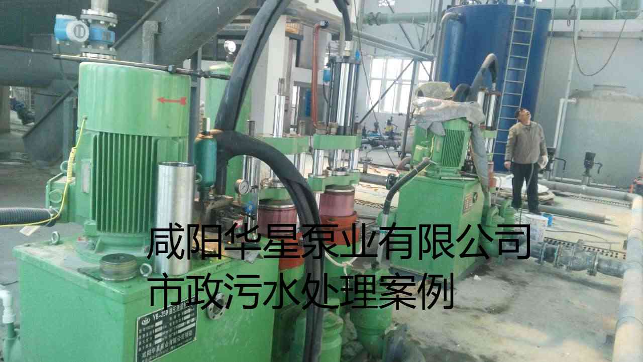 YB250陶瓷柱塞泥浆泵在市政污水处理厂案例-01